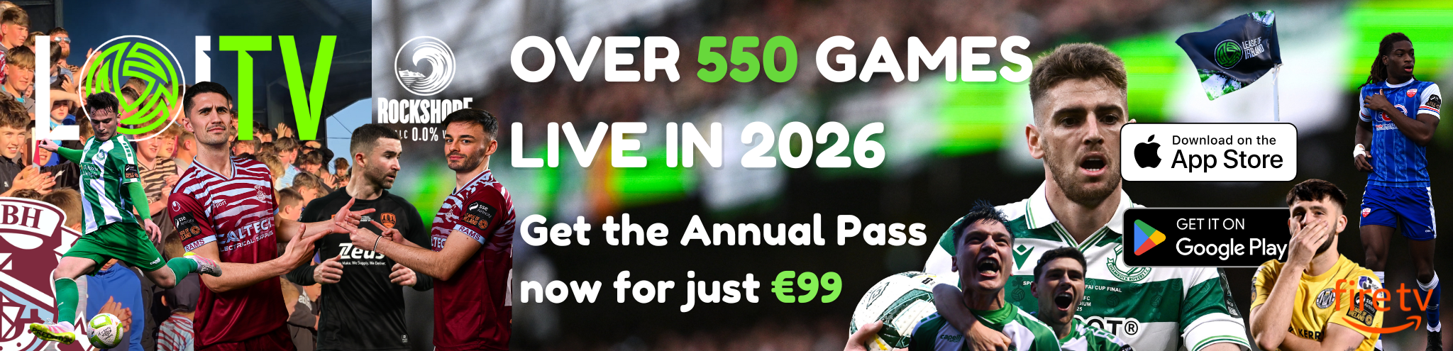 cobh ramblers OVER 550 GAMES LIVE IN 2026